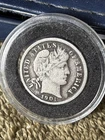 1901-Barber Dime, VF, Better grade. Please Grade Off The Pictures Provided