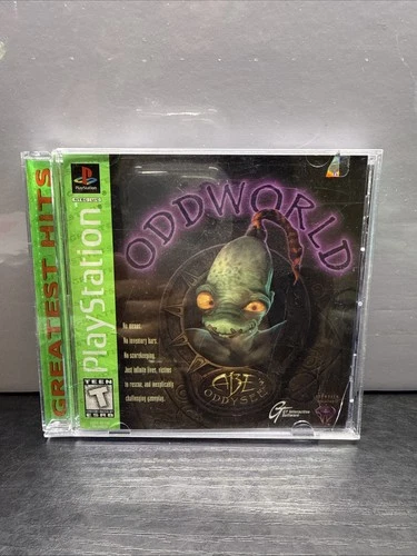 Oddworld: Abe's Oddysee (Sony PlayStation 1, PS1, 1997) Free Shipping!