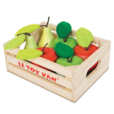 Äpfel & Birnen Marktkiste / Apples & Pears Market Crate von Le Toy Van (TV191)