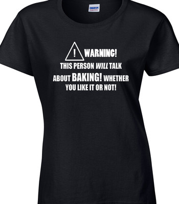 Backen Damen T-Shirt Koch Bäcker Kuchen Kekse Brot Lustig Humor Hobby