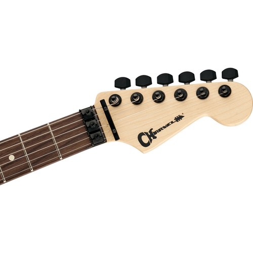 Charvel Pro-Mod San Dimas Style 1 HH FR RW Guitar, Rosewood, Satin Ferrari Red - Picture 5 of 6