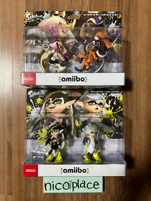 Nintendo Amiibo Splatoon Pearl & Marina Callie &Marie MC365 MC364 JP