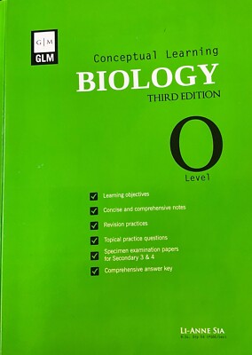 BRAND NEW Conceptual learning BIOLOGY 0 level Third edition 