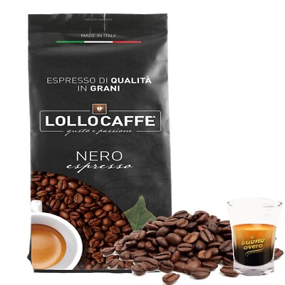 Coffee Lollo Beans Line Vending Black Blend Passion 1kg Bean Envelopes