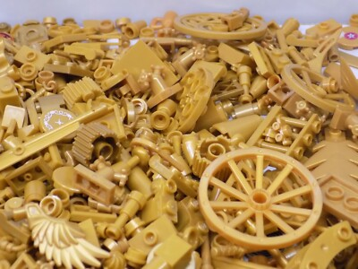#ad #ad Lego 250 pc Pearl Gold Building Toys Parts n Pieces {WASHED} $27.50