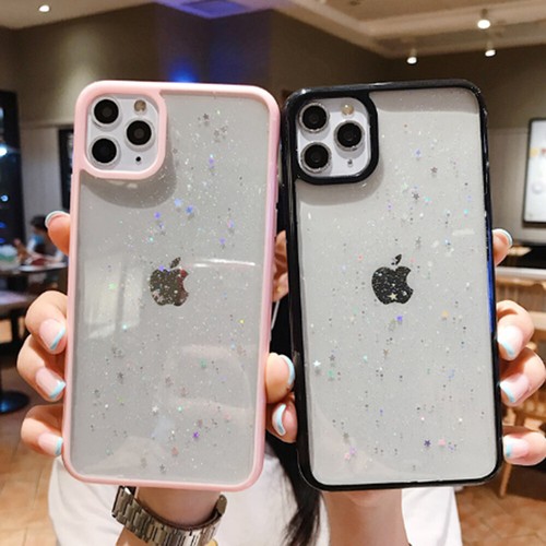 Glitter Clear Phone Case For Iphone 11 Pro X Xr Xs Max 7 8 6 6s Plus Candy Color Ebay