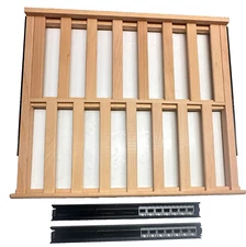 Wine Enthusiast Rolling Wine Shelf for Model 264 03 59 03 in Walnut Wood