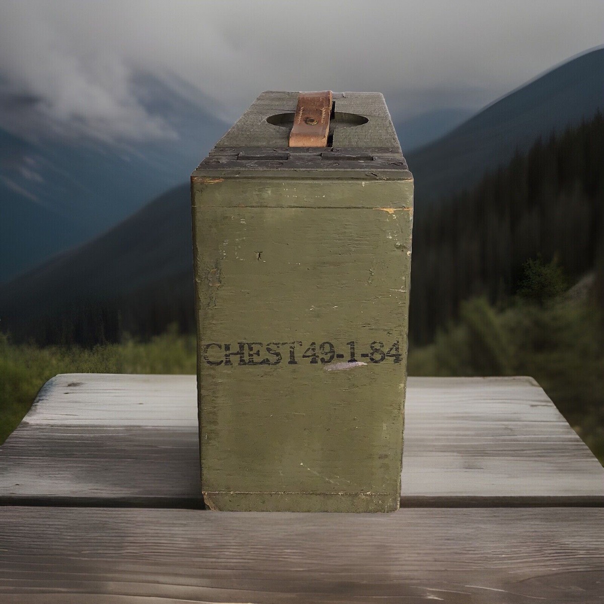 Vintage Army Gear Guns 30 Cal WWI Wood Ammo Box Marked CHEST Vintage Army Gear Guns 30 Cal WWI Wood Ammo Box Marked CHEST