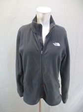 The North Face Size L Womens Full Zip Stand Collar Pocket Athletic Jacket 945
