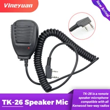 1PC Kenwood TK-26 Speaker Mic for TK-2100 TK-2160 TK-3107 TK-3160 TK-3173 TK-250