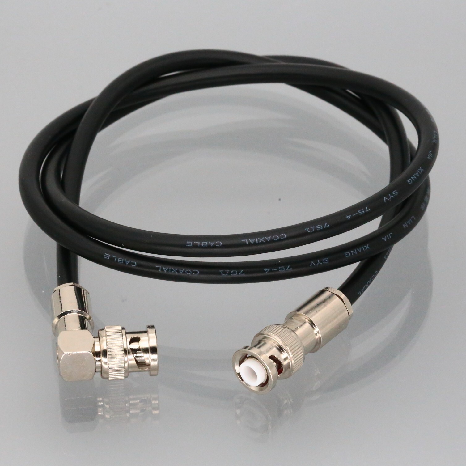 Standard BNC Male RA to High Voltage coax MHV BNC.HT 3KV Male Test