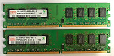 Hynix 4GB (2x2GB) DDR2 HYMP125U64CP8-S6 AB C 2Rx8 PC2-6400U-666-12 #R2220