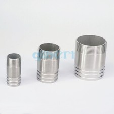 1"- 2" BSP Male -Hose Barbed 304 Stainless Pipe Fitting Hose Tail Connector