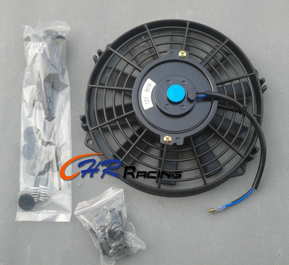 2Row Aluminum Radiator & FAN for Suzuki Swift GTi/GS/GT/GL/GLX 1989-1994 Manual - Изображение 3 из 4