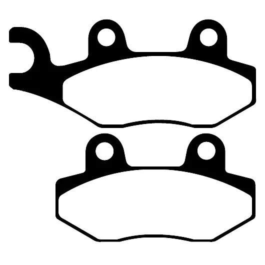 Pastillas de freno de disco delanteras EBC Carbon TT (1 juego) se adapta a YAMAHA TT250R (1993 a 2000) Foto 4 de 4