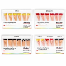 1 Pack MacDent Dental Endodontics Gutta Percha Paper Points Tips DC