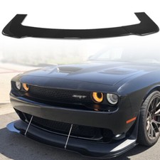 For 11-20 Dodge Challenger Srt Style Front Bumper Chin Spoiler Lip Strut Rods Us For 11-20 Dodge Challenger Srt Style Front Bumper Chin Spoiler Lip Strut Rods Us