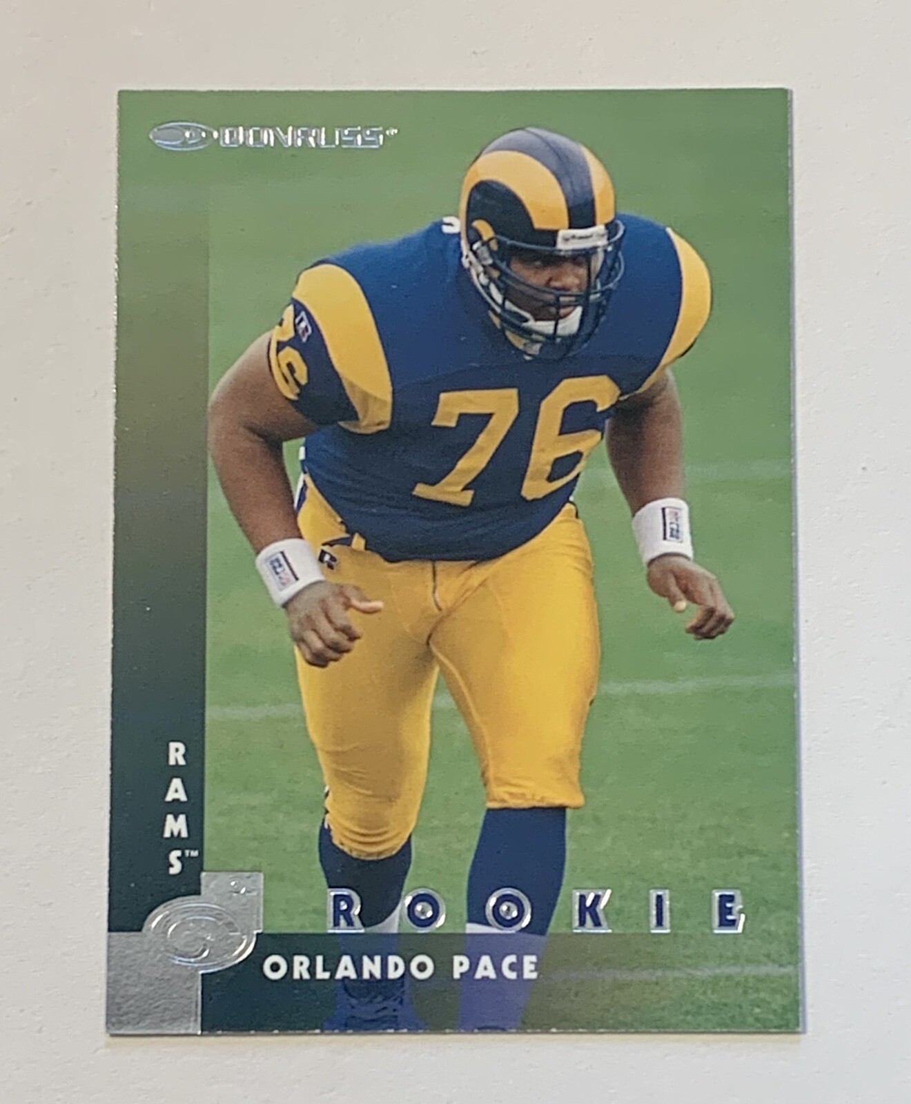 1997 Donruss Orlando Pace RC #202 St. Louis Rams