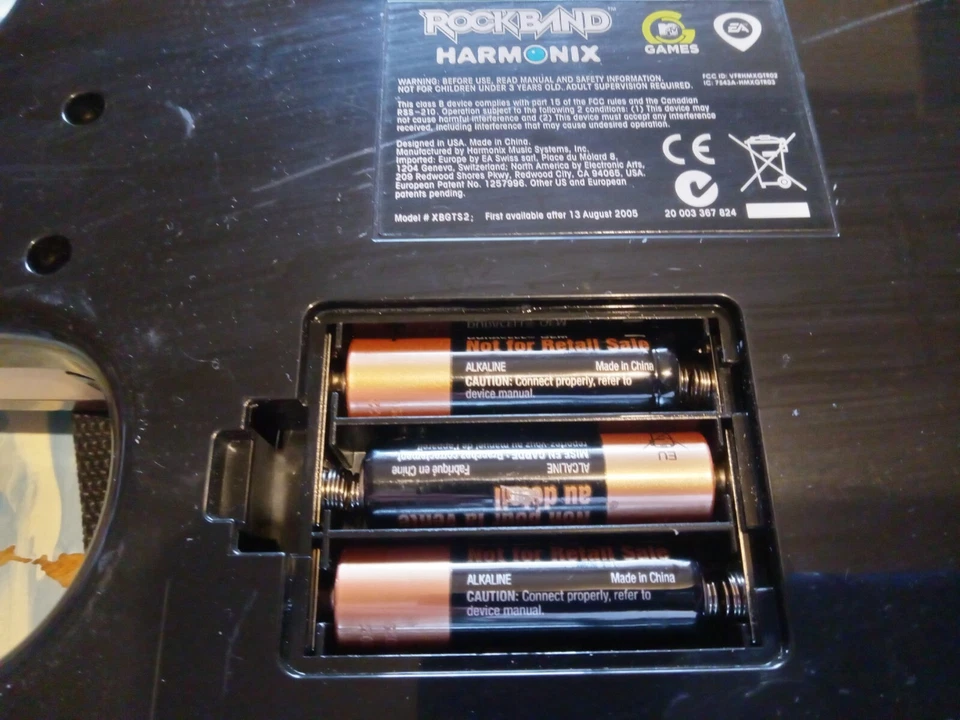 Harmonix Rock Band Fender Stratocaster Guitar Controller #XBGTS2 Parts Only - Image 4 of 4