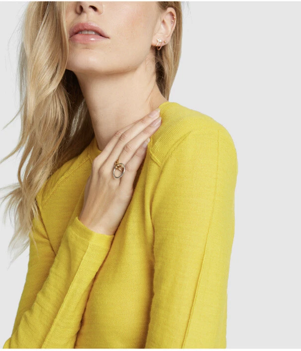 LEMAIRE Padded Shoulder Sweater by GOOP Size Small NWOT