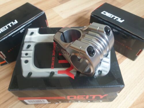 Deity Copperhead 35mm 31.8 Platinum NEW in Original Packaging (Specialized Dirt DH AM) - Picture 1 of 4