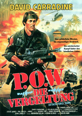 P.O.W. , Attack Force 'Nam , uncut , NEW , Behind Enemy Lines , Carradine , B