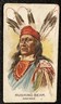 1888 N2 Allen & Ginter American Indian Chiefs RUSHING BEAR,
