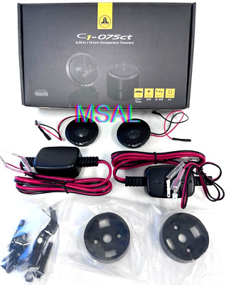 JL Audio C1-075ct 3/4'' C1 Series Component 150W Max Aluminum Dome Tweeters