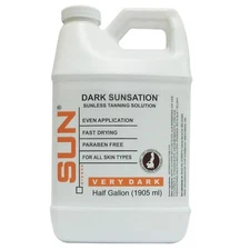 Sun Laboratories Self-Tanner, 64 Oz | Dark Sunsation  Sunless Spray Tan Solution