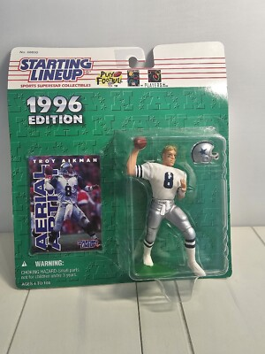 #ad 1996 NFL Starting Lineup Troy Aikman Dallas Cowboys Action Figure New $18.71