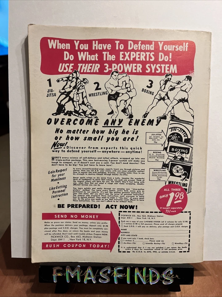 B1 1959 ROCKY MARCIANO Feb BOXING & WRESTLING Illustrated Karl Von Hess Chief  - Image 2 of 2