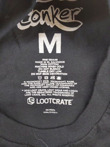 Men's Conker's Bad Fur Day T-Shirt LootCrate Microsoft 2018 Black - Medium - Picture 5 of 7