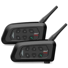 2PC  Professional Referee Intercoms Headset Armbag for Football Handball Sports