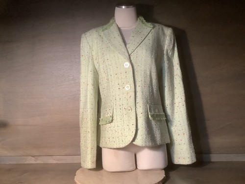 Sag Harbor Womens Tweed Blazer Size 8 