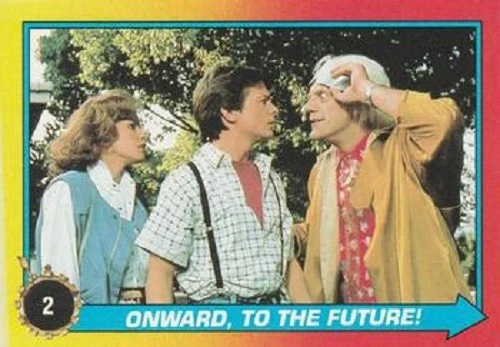 BACK TO THE FUTURE II BASE / BASIC CARDS OR STICKERS CHOOSE BY TOPPS 1989 - Image 3 of 4