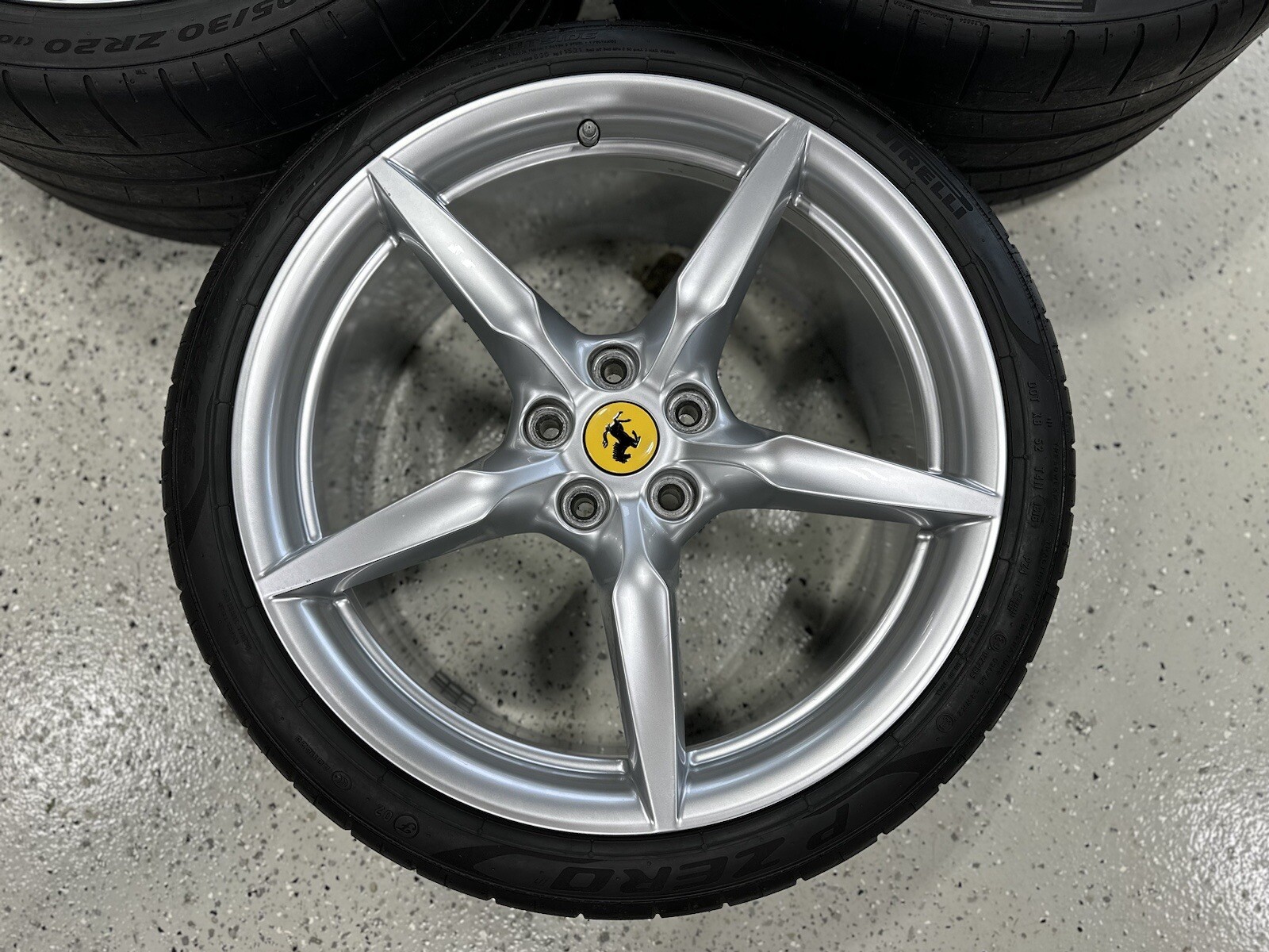 FERRARI 488 20" OEM Wheels Rims + Pirelli Tires EXCELLENT Condition!