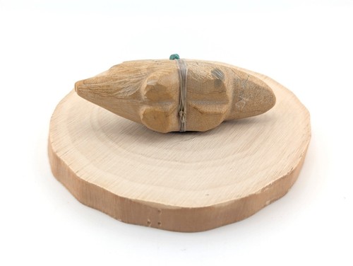 Native American Art Zuni Spirit Animal Fetish Carved Badger Handmade Collectible - Picture 6 of 6