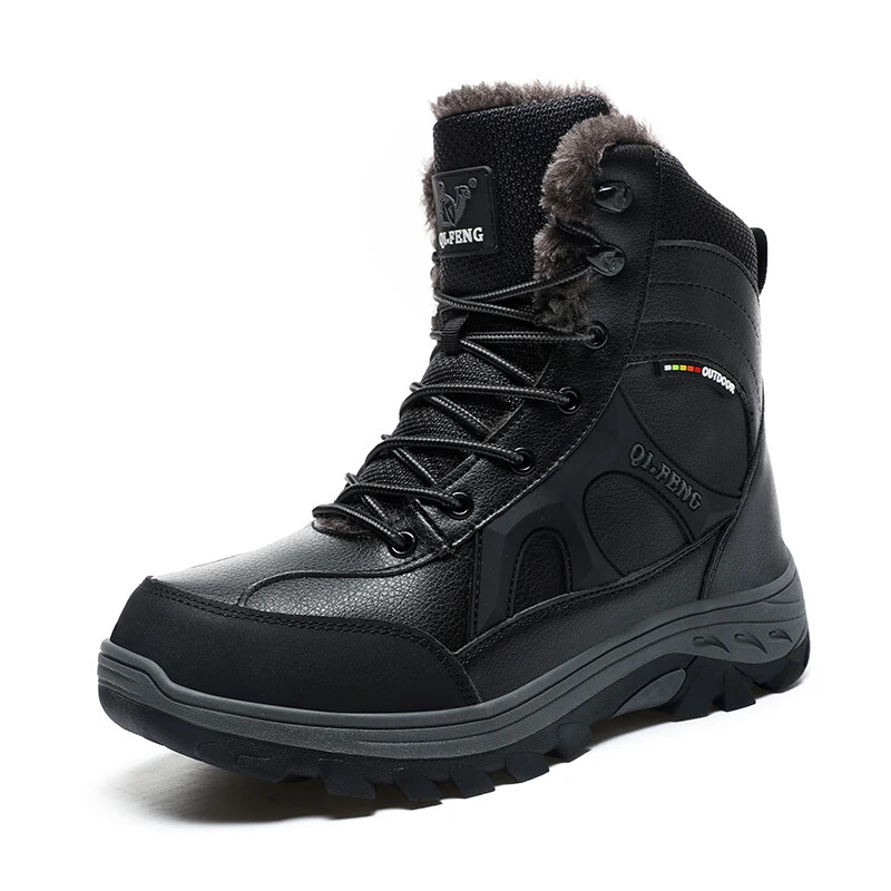 Comfortable Keep Warm Snow Boots Men High Top Waterproof Anti-Slip