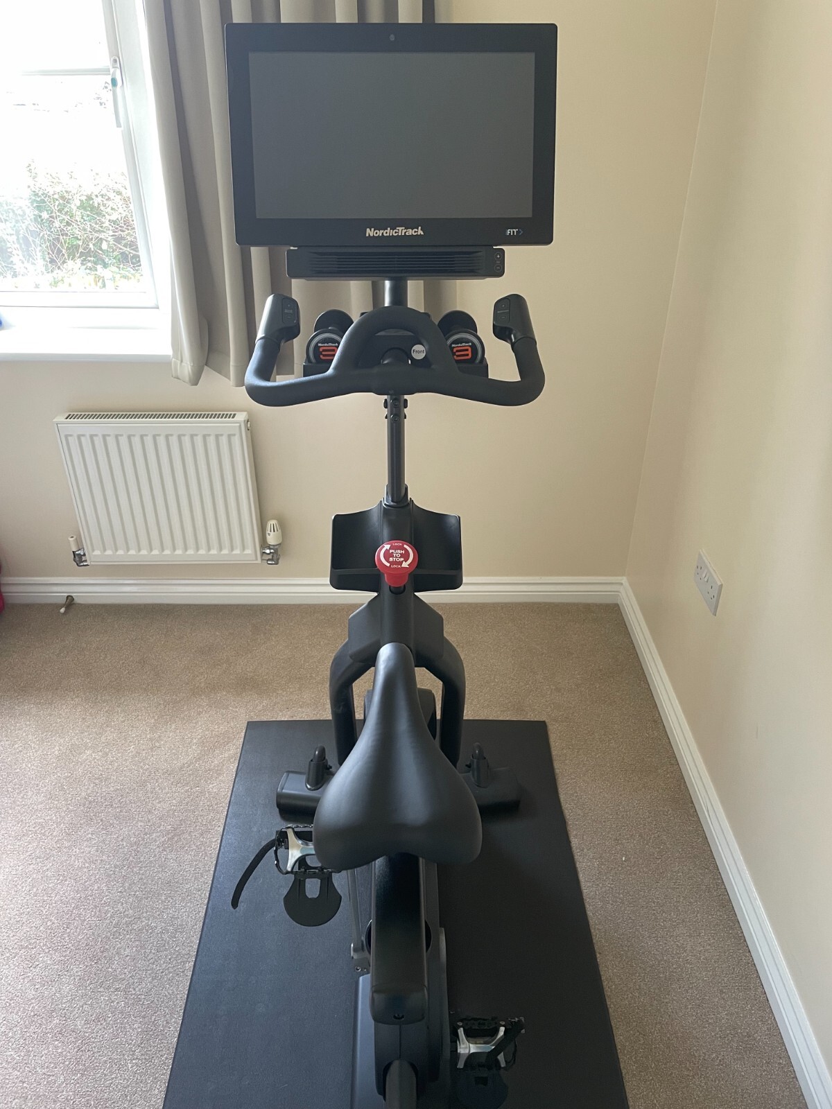 NordicTrack Commercial S22i Studio Cycle + Mat eBay