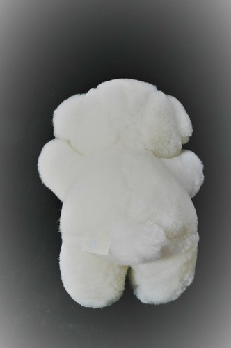Vintage 1979 Dakin Cuddles White Teddy Bear 8” Black Nose Original Tush Tag!! - Picture 7 of 10