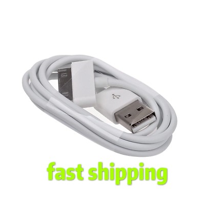 USB Data Sync Cable Cord Charger for iPhone 4 4G 4S 3GS iPod Nano Touch 4G
