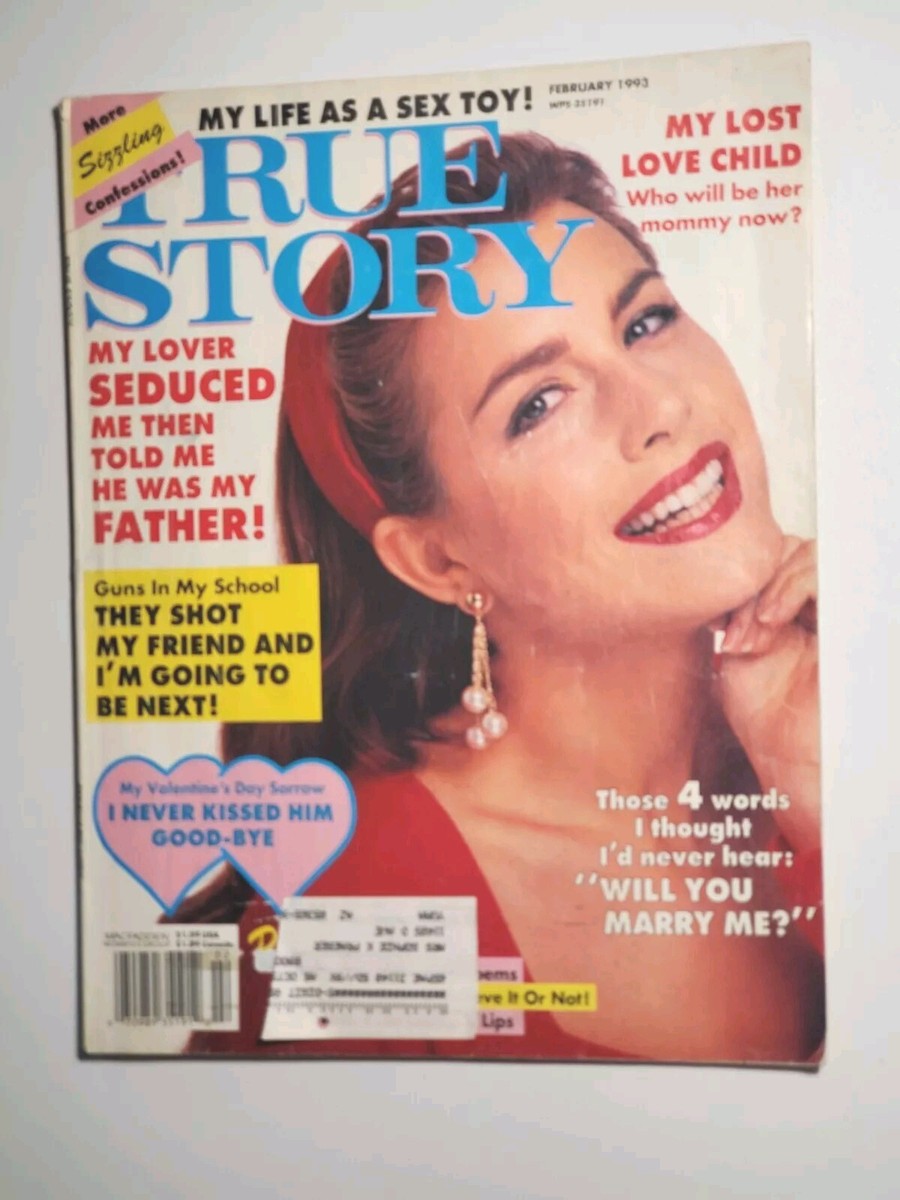 TRUE STORY Magazine (Feb 1993) Sizzling Confessions - My Life As A Sex Toy 