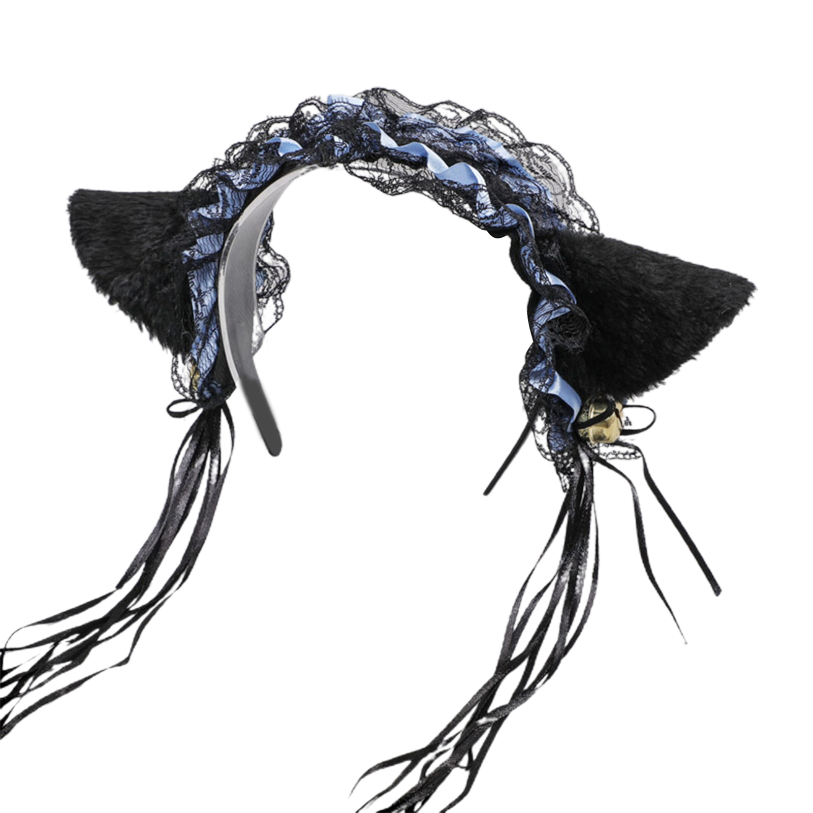 Ladies Headband Ruffled Floral Lace Hairstyle Decoration Cosplay Party