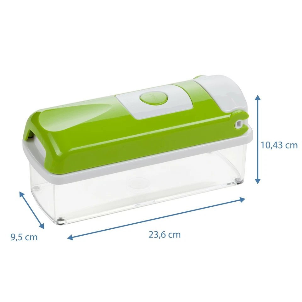 Genius Nicer Dicer Smart 14tlg. Gemüseschneider Gemüsehobel Zerkleinerer Zwiebel - Bild 4 von 4