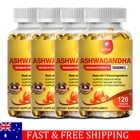 Organic Ashwagandha Capsules 5000mg 120 Capsules with Black Pepper Root Powder
