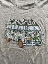 Eastern Mountain Sports Women Gray Busmore Organic Cotton T-Shirt Medium NWT