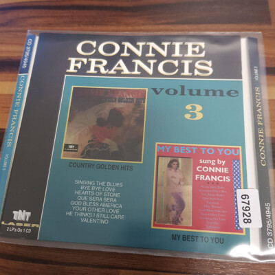 CONNIE FRANCIS: Country Golden / My Best To You  TNT  > VG+/EX(CD)