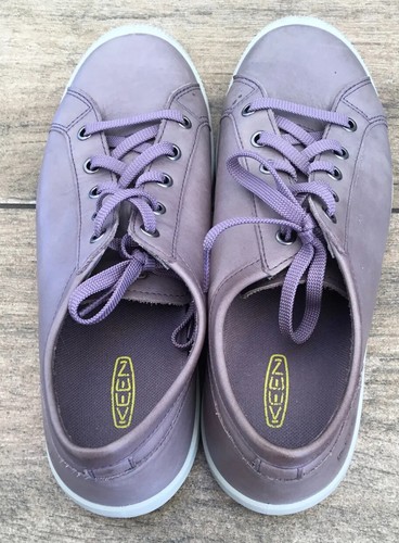 Sneakers da donna Keen in pelle taupe taglia 10M - Foto 3 di 5