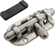NRC&XRC Marine 316 SS Heavy Duty 2-3/8"(60MM) Locker Latch Slide Barrel Bolt for