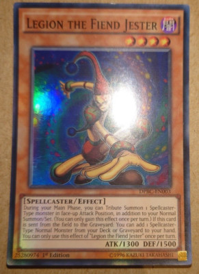 Yugioh Legion der ununterweltliche Narr DPBC-DE003 Super Rare 1. Auflage